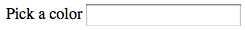 Screenshot des Farbeingabefeldes auf Firefox für macOS